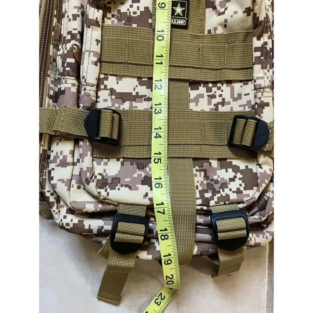 Officially Licensed U.S. Army Camo Backpack 18x12 New